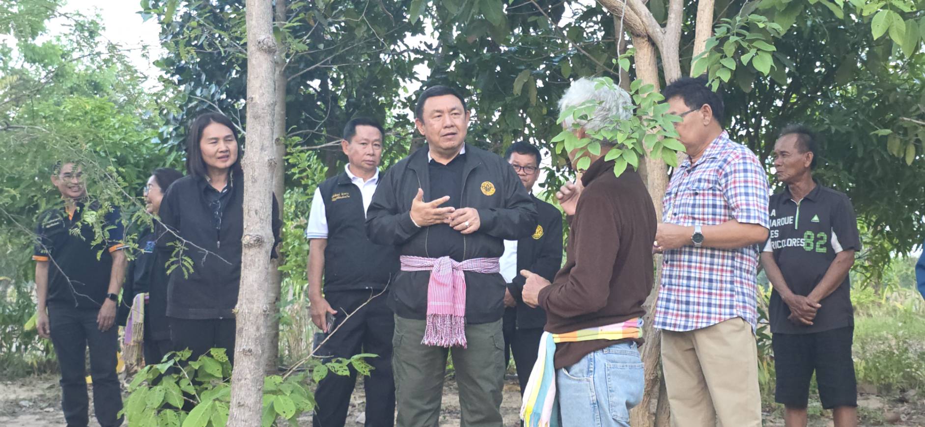 title - เลขาธิการ ส.ป.ก. ลงพื้นที่ตรวจเยี่ยมกลุ่มแปลงใหญ่ข้าวอินทรีย์ และโครงการก่อสร้างบ่อบาดาลฯ ในเขตปฏิรูปที่ดิน จังหวัดร้อยเอ็ด